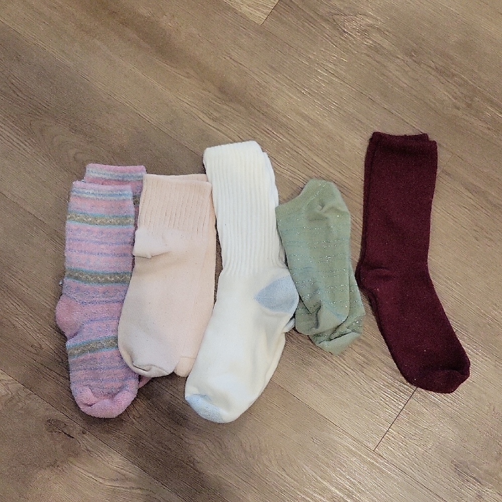 Free With Purchase Colorful Assorted Socks Set